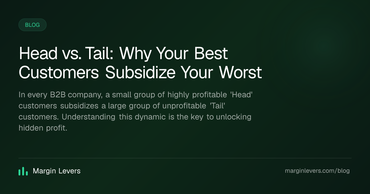 Head vs. Tail: Why Your Best Customers Subsidize Your Worst | Margin Levers